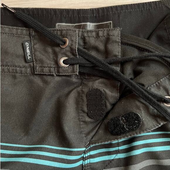 O'NEILL Surf Board Shorts in Black, Blues, and Gray Men's 34 Waist - Picture 6 of 8